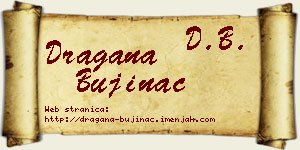 Dragana Bujinac vizit kartica